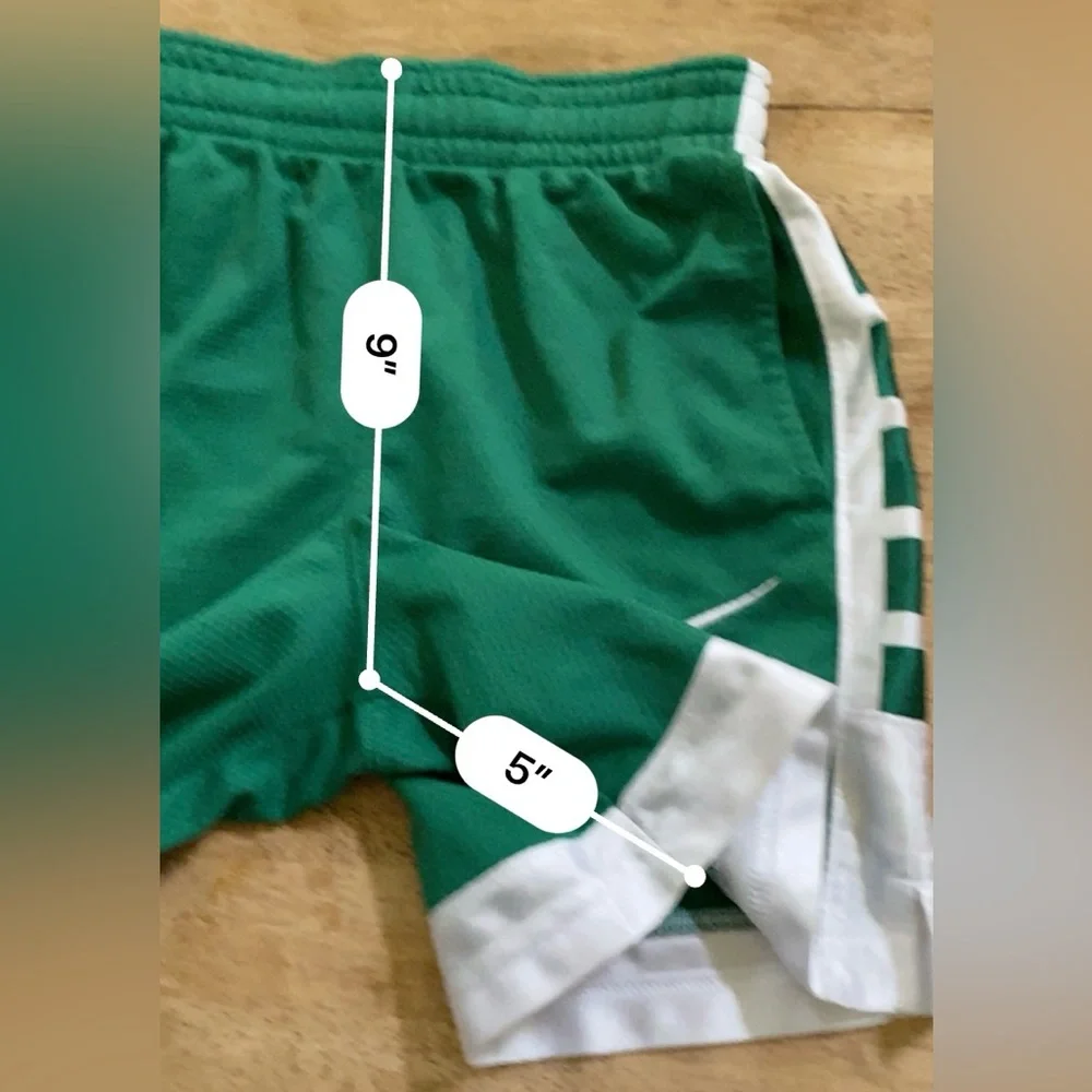 Nike Dri Fit Elite Big Boys’ Sz S Kelly‎ Green Basketball Shorts
